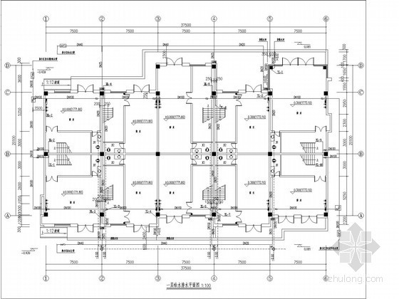 步行街结构施工图资料下载-[云南]1.6万平商业步行街建筑给排水施工图