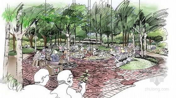 [英国]莫顿儿童森林主题公园景观设计方案（著名景观公司英文版）-效果图