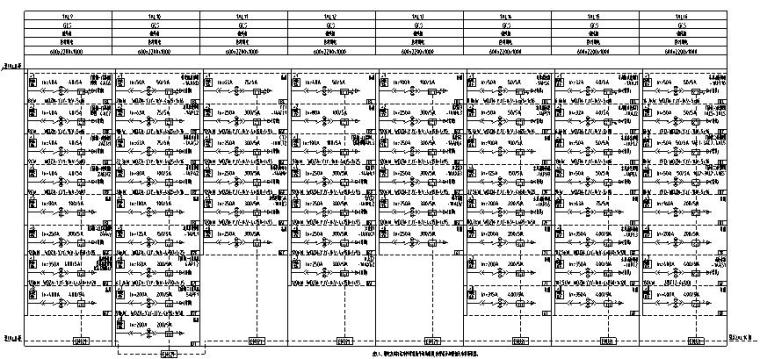 电气工程图纸算量资料下载-医院项目供配电工程图纸（电气）