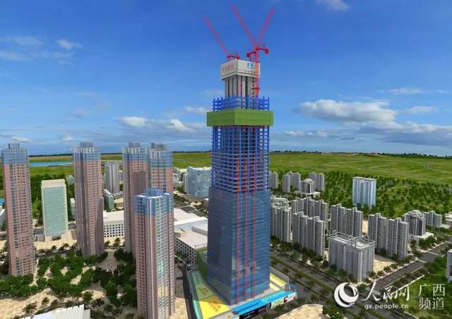 建筑施工安全观摩策划资料下载-“广西第一高楼”以BIM技术推动建筑施工信息化变革