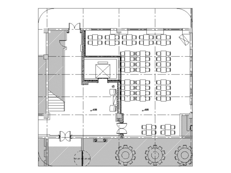 室内立面剖面节点图资料下载-[江苏]苏州吴中来聚楼室内设计施工图