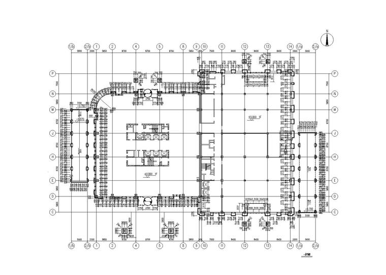 哈尔滨建筑施工图纸资料下载-[哈尔滨]4层贸易大厦幕墙施工图（2015）