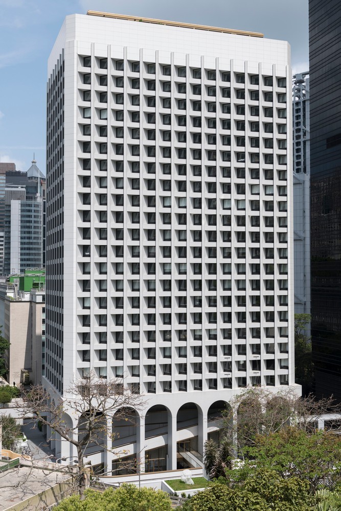中式大楼设计资料下载-福斯特事务所在香港完成了一个改造项目 — 美利酒店大楼