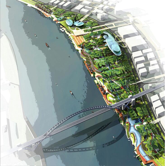 2010年上海世博会绿环区国际规划设计中标方案-Perspective 2