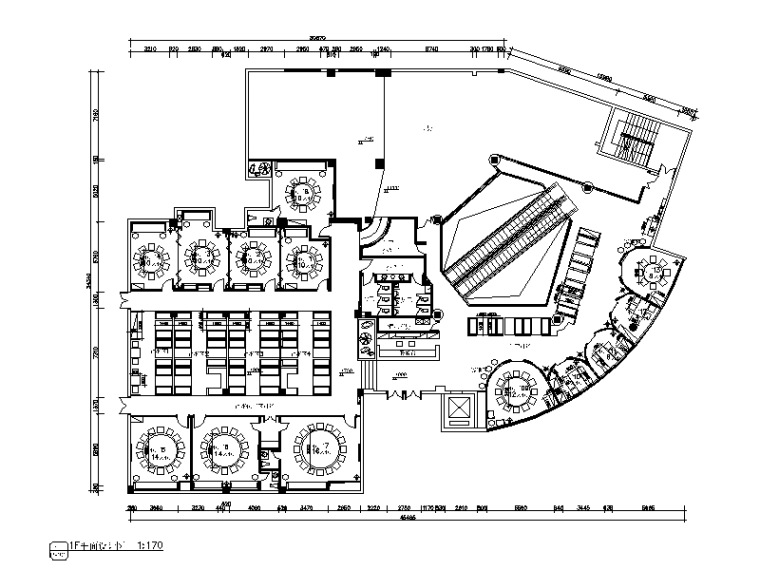 餐厅小包间施工图效果图资料下载-[新疆]家常菜餐厅设计CAD施工图（含实景图、效果图）