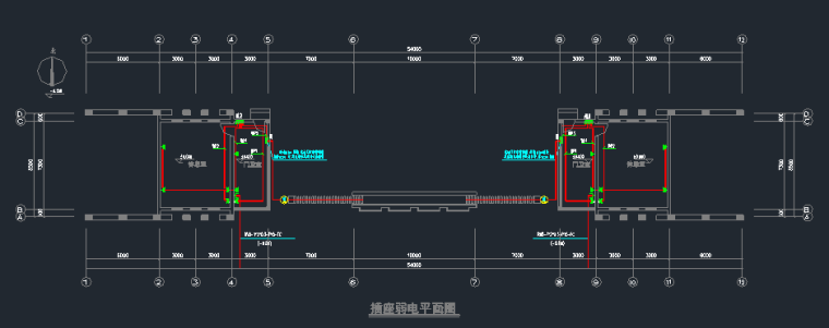 冠县实验高中大门及围墙建筑结构施工图（含电气设计）_5