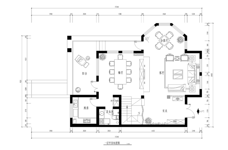 室内方案户型资料下载-外海碟泉山庄室内装修方案设计及效果图（19页）