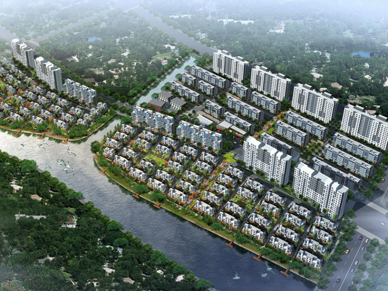 景观修规方案文本资料下载-[上海]金地湾居住小区修规建筑设计方案文本