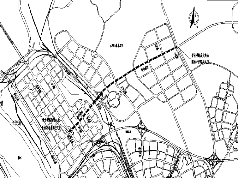 道路景观带提质改造资料下载-[长沙]城市道路提质改造工程施工图纸(道路/排水/交通)