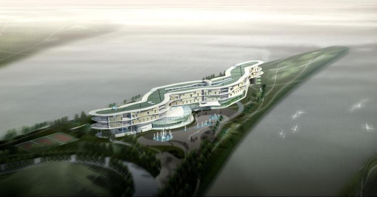 港式样板间设计方案资料下载-[广州]一字型旋转式高端商务酒店建筑设计方案文本