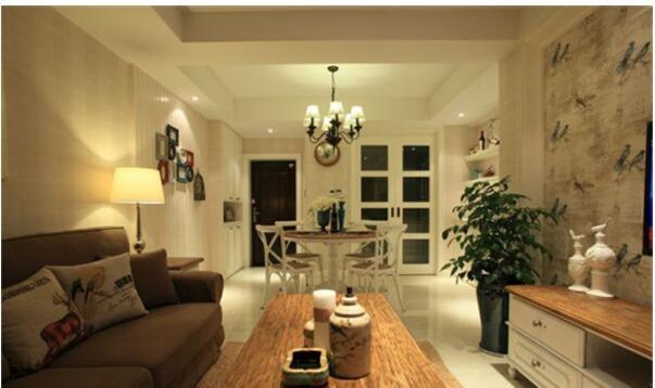 客厅美式家具资料下载-湖南千思装饰复古美式田园风，不一样的休闲式浪漫