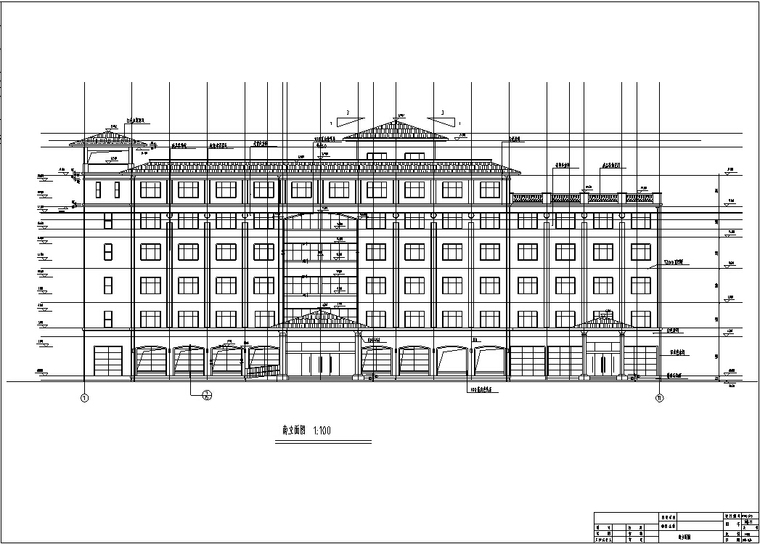 现代多层宾馆酒店建筑设计施工图CAD-建筑设计资料分享-筑龙建筑设计论坛