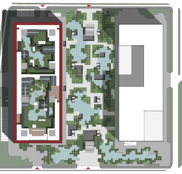 中国工艺美术馆建筑设计方案文本-总平面图