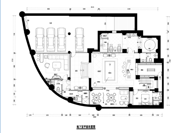 别墅图纸及设计说明资料下载-欧式大洋鹭洲别墅家装设计施工图及效果图
