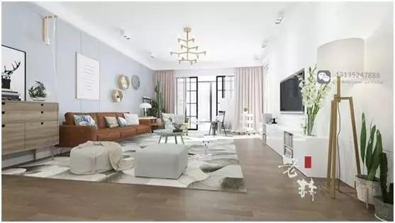 室内家具案列资料下载-270㎡的现代简约大平层！40W的造价，百万的逼格！