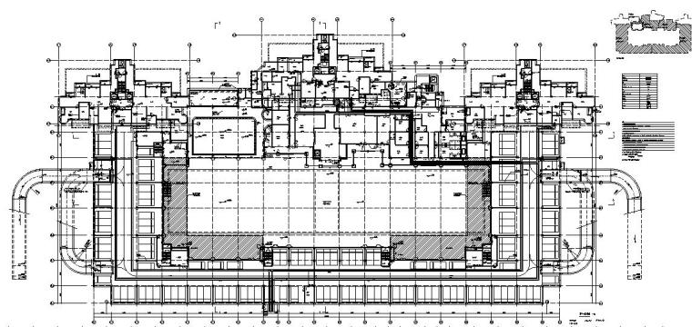 北京市朝阳区商品住房项目电气施工图-地下一层弱电平面图