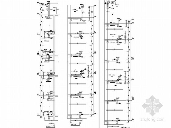5400平14层花园安置小区廉租房结构施工图（含建筑图）-节点大样图