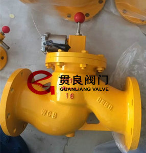 燃气自动紧急切断阀资料下载-燃气紧急切断阀图片（法兰燃气切断阀工程实例）