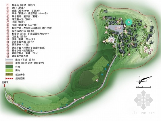 文化小村村庄规划资料下载-[贵州]瑶族聚居地村庄规划政治方案（附规划设计说明书）