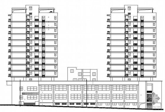 2层住房建筑结构资料下载-[广州]某十四层经济适用住房建筑结构施工图