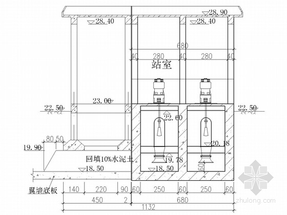 泵站更新改造施工方案资料下载-[江苏]泵站电机层更新改造工程施工图