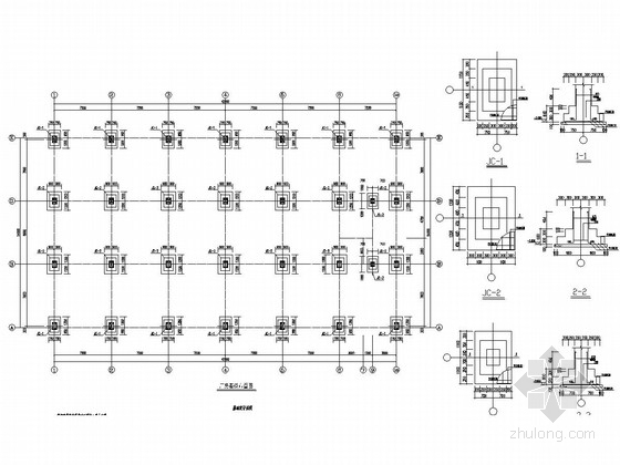 钢框架楼承板施工资料下载-二层钢框架结构磨粉制品厂房结构图（含整体技术书、楼承板计算书）