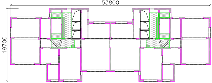 建筑结构板楼塔楼资料下载-沈阳宝能金融中心住宅塔楼结构设计