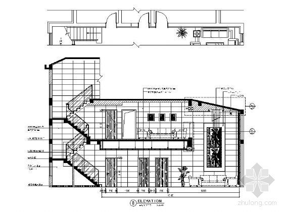 [无锡]某现代三层别墅室内装修图-图5