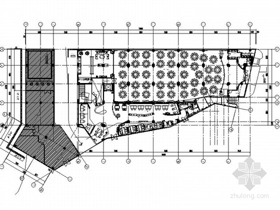 无锡餐厅设计资料下载-[无锡]特色精品古典餐厅CAD装修图（含效果实景）