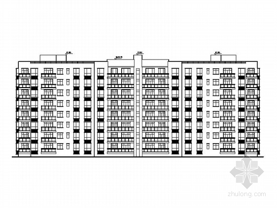 花园洋房图资料下载-[重庆]多层花园洋房及高层住宅建筑施工图