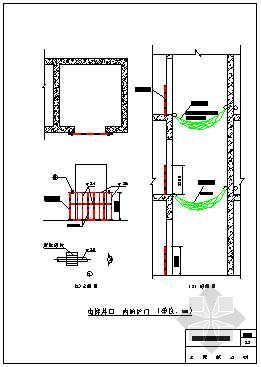 建筑工地电梯井口防护资料下载-电梯井口、内防护图(青岛某公司-13)