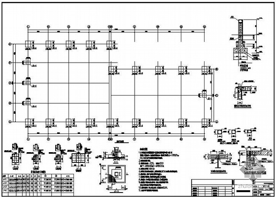 配件仓库资料下载-重庆某配件制造公司厂房结构图