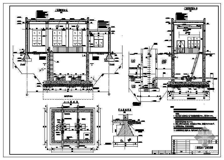 泵站集水井图集资料下载-泵站结构施工图纸