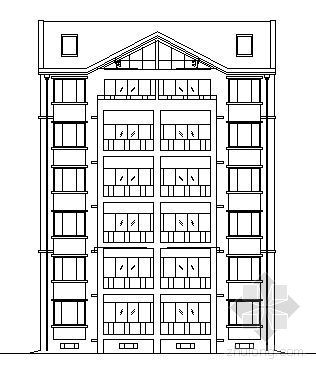六层酒店建筑方案图资料下载-某六层住宅楼建筑方案图