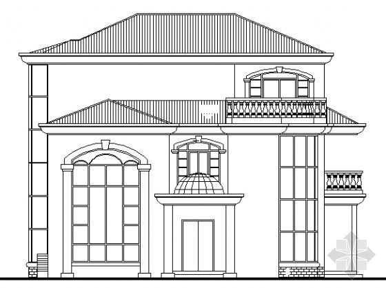 现代小型别墅施工图资料下载-某三层小型别墅建筑施工图