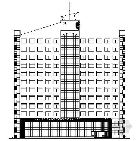 综合办公楼建筑施工资料下载-高层综合办公楼方案