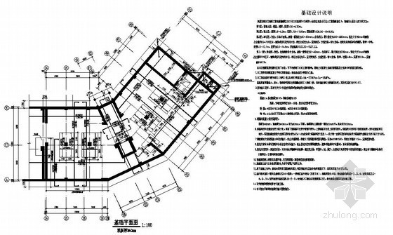 兰州地基基础资料下载-兰州某12层框剪住宅结构设计图