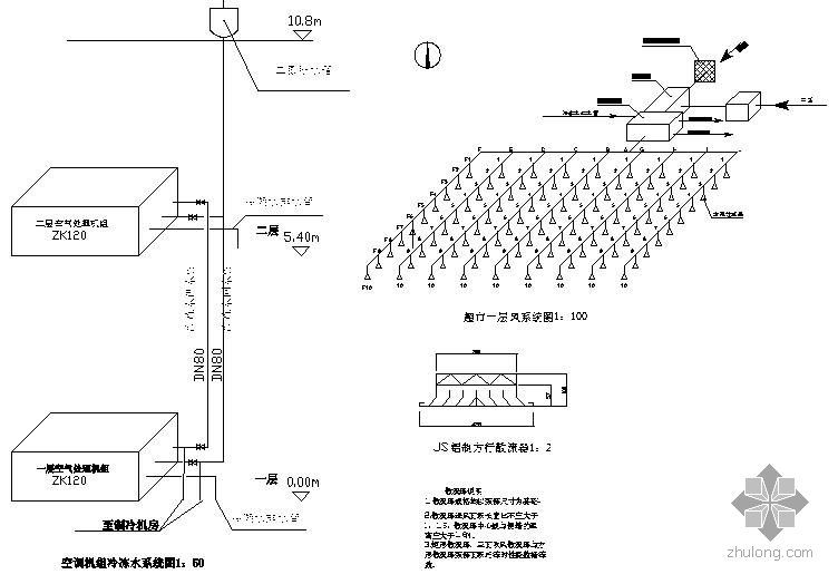 通风空调工程课程设计资料下载-某超市空调系统课程设计