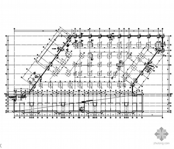 12层小高层CAD资料下载-某11层短肢剪力墙小高层结构图纸