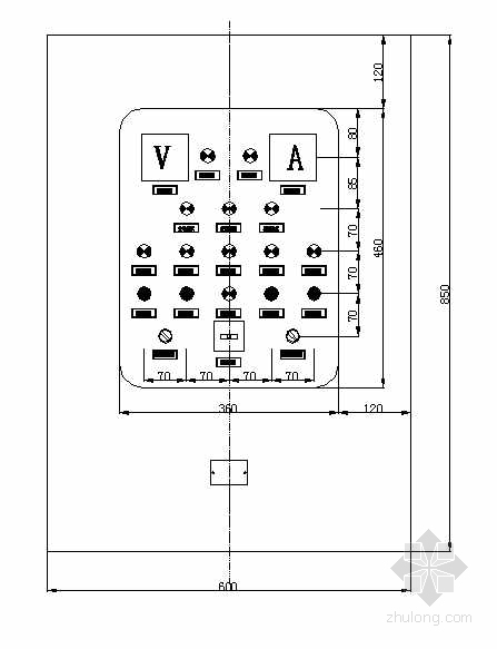 路灯控制箱配电系统图资料下载-某厂污水池控制箱原理图