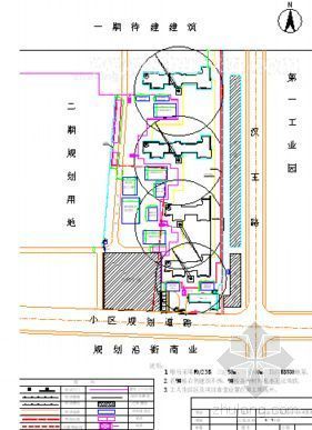 办公临设平面布置资料下载-河北某高层住宅临设布置方案