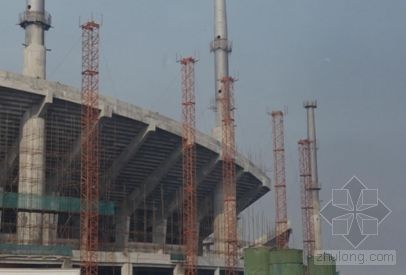 体育场测量施工方案资料下载-江苏某体育场钢结构安装施工方案