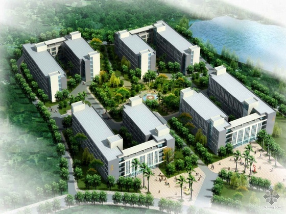 政府建筑方案文本资料下载-[安徽]某高校实训楼建筑方案文本