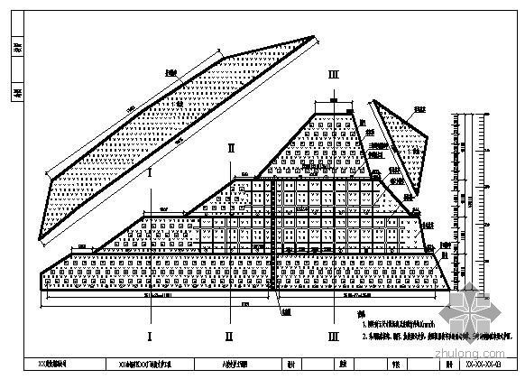 混凝土排水沟结构图资料下载-福建省某金铜矿区边坡支护工程图纸