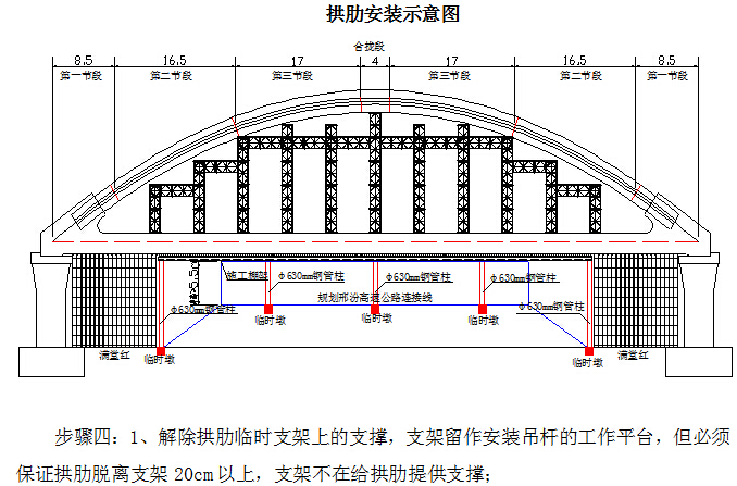 拱肋安装图