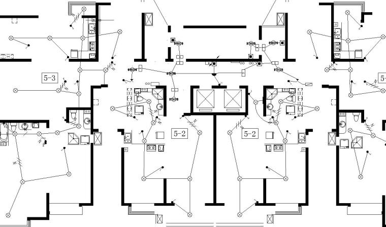 33层住宅图纸资料下载-某33层住宅电气全套图纸