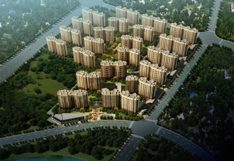 石材工业园区资料下载-[上海]普陀区上粮欧陆风格居住区建筑方案文本设计