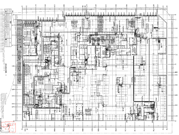 高层办公楼建筑施工图案例资料下载-上海高层商务办公楼机电设备施工图