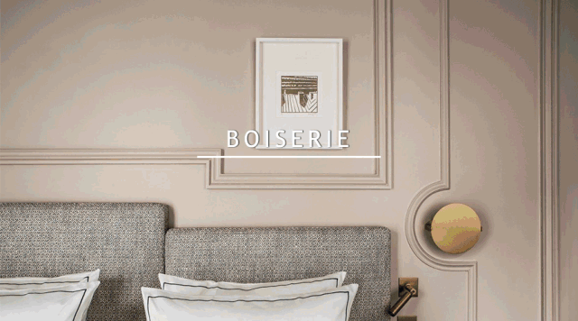 不规则酒店室内装饰资料下载-看法国人怎么设计护墙板？