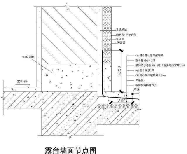 地下室、楼地面、屋面、外墙防水节点构造详图_34